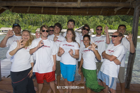 bittenbysharks group trip, raja ampat